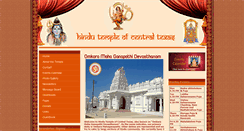 Desktop Screenshot of hindutemple.org